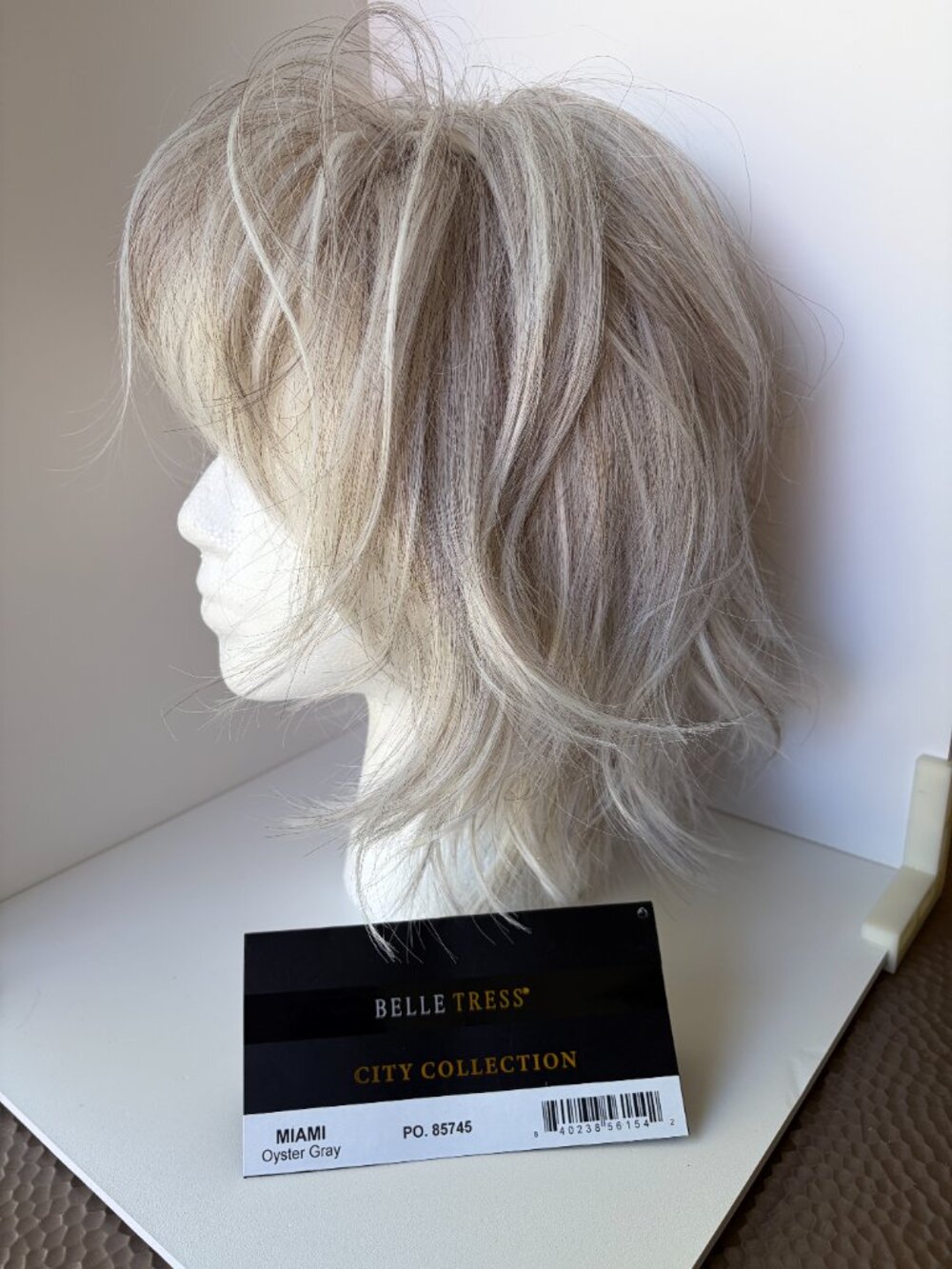 Belle Tress MIAMI in Oyster Gray, LF, Monotop, HF Synthetic Wig - Picture 3 of 12
